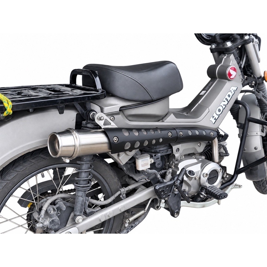 ท่อแต่ง CT125 หล่อ ดุดัน จบในใบเดียว ใส่ได้ตรงรุ่น สแตนเลสทั้งชุด พร้อมส่ง