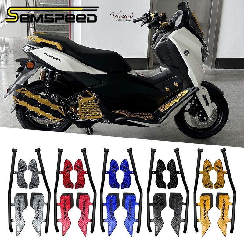 For NMAX V3 2025-2026 รถจักรยานยนต์ Footpegs Footboard Matting Crash Bar Guard กันชน【18