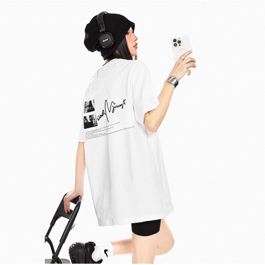 เสื้อยืด Ich Mode Oversize สำหรับ Outdoor/Running ลาย American-Style