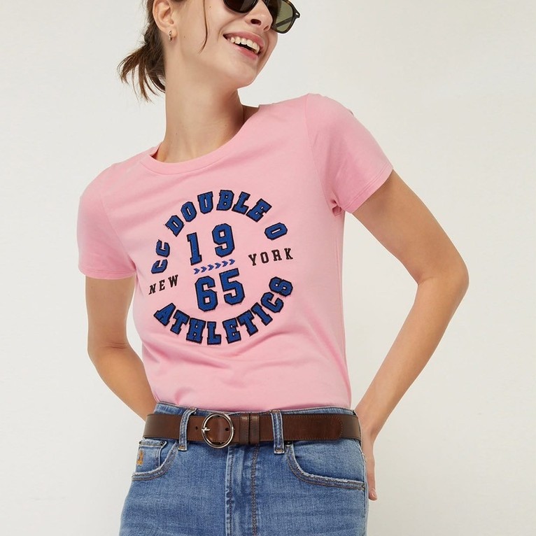 CC-OO CC DOUBLE O, CCOO. เสื้อยืดคอกลมสตรี CC-OO (L & XL ค่ะ) ดีไซน์น่ารัก ของแท้ 1000%