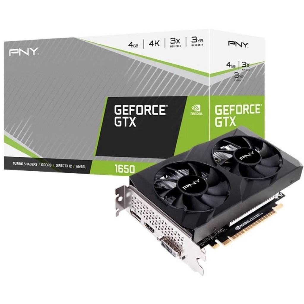 PNY DUAL FAN✨GTX1650✨‼️4GB‼️