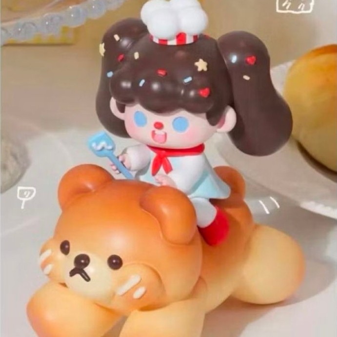 [พร้อมส่ง] Tutu Bread Bear Nickle Toys ตูตู Tutu Bear ตูตูขี่หมี Tutu Bread ตูตูขี่ขนมปังหมี