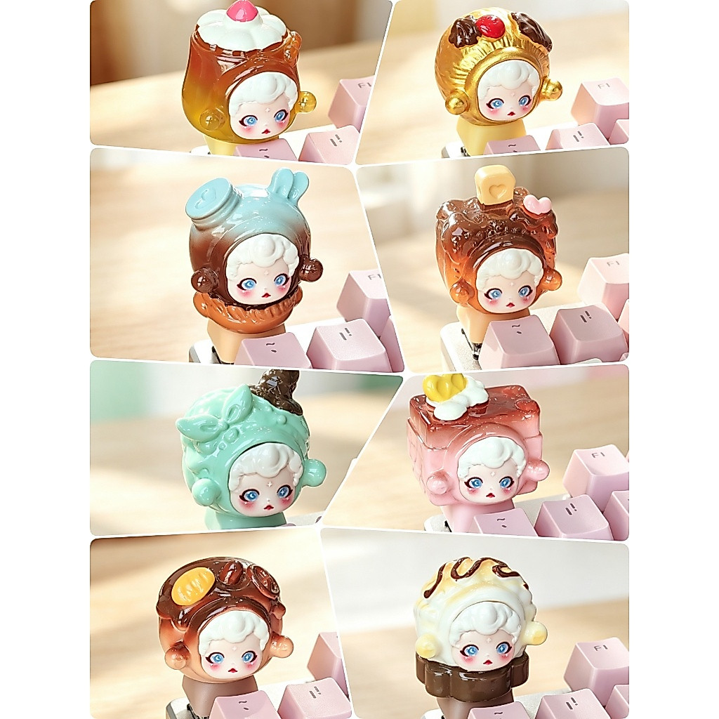 คีย์แคปขนมหวาน Dessert SP MOA เรซิ่น 3D เค้กครีมน่ารัก สำหรับคีย์บอร์ด Mechanical Cherry MX (ESC Keycap)