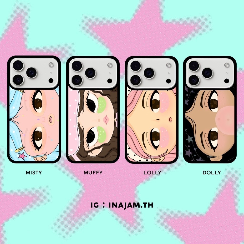 เคสไอโฟนแบรนด์ Inajam | Crazy Girls