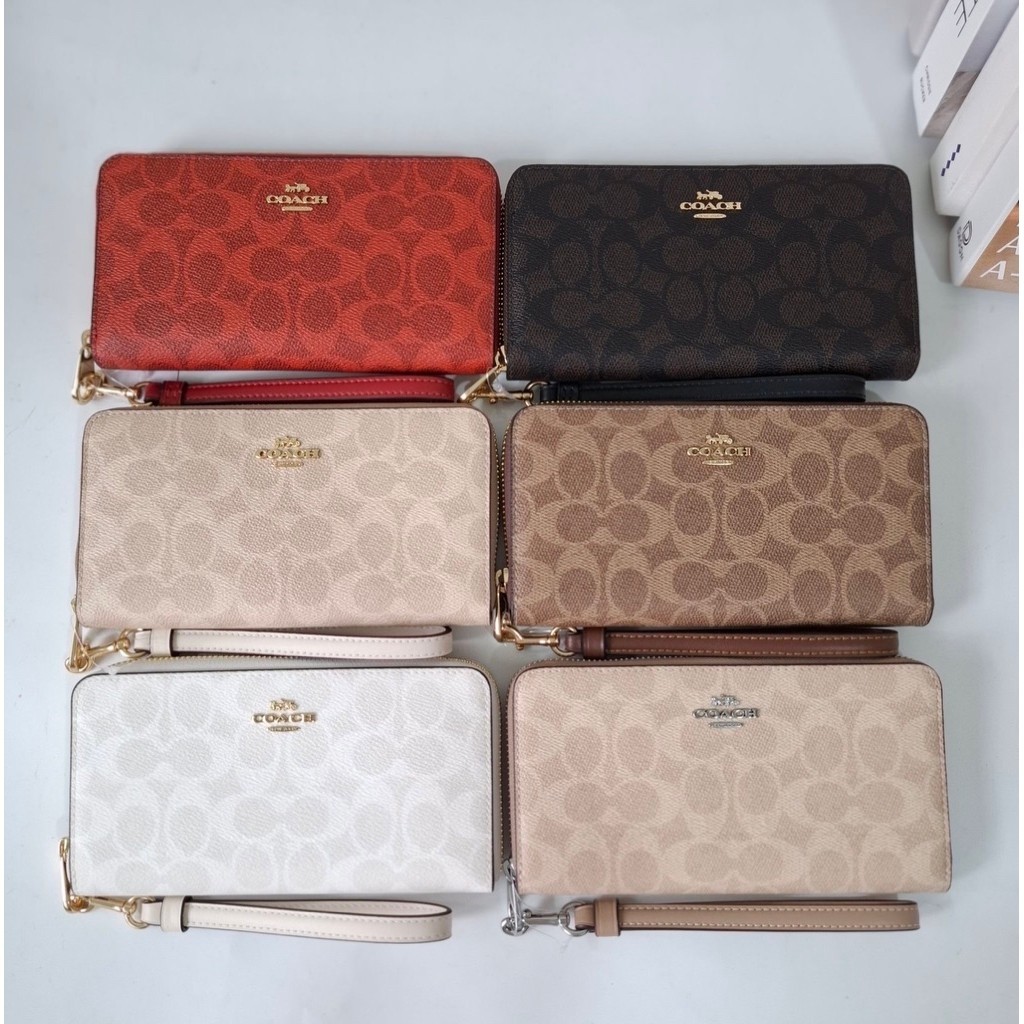 พร้อมส่งที่ไทยแท้ 100% ใช้ส่วนลดโค้ดคุ้ม+ ส่วนลดร้านค้า Long Zip Around Wallet กระเป๋าสตางค์ซิปรอบใบยาวขนาด 7.5“
