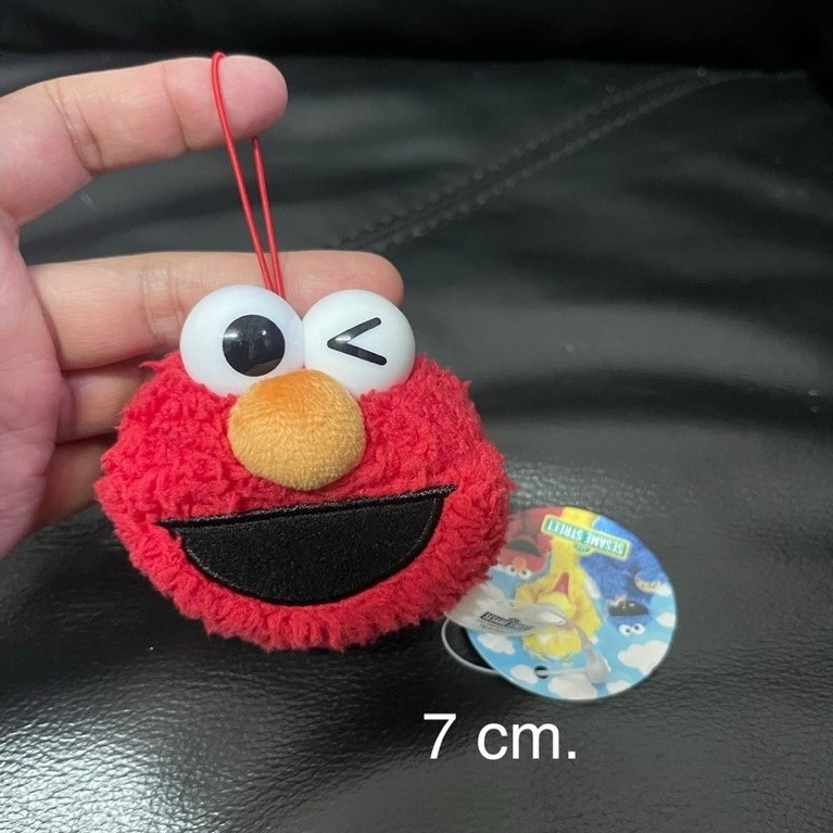 พวงกุญแจ หัวเอลโม่ Elmo ❤️ sesame street ใหม่