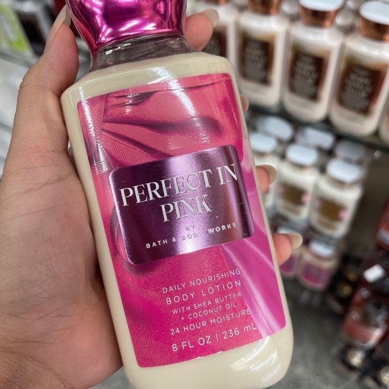 Bath & Body Works Perfect in Pink Body Lotion 236ml. ของแท้