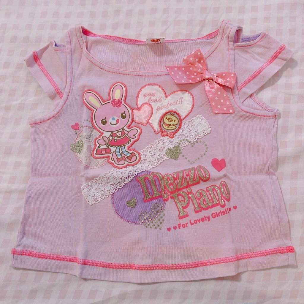 เสื้อยืด mezzo piano สีม่วง