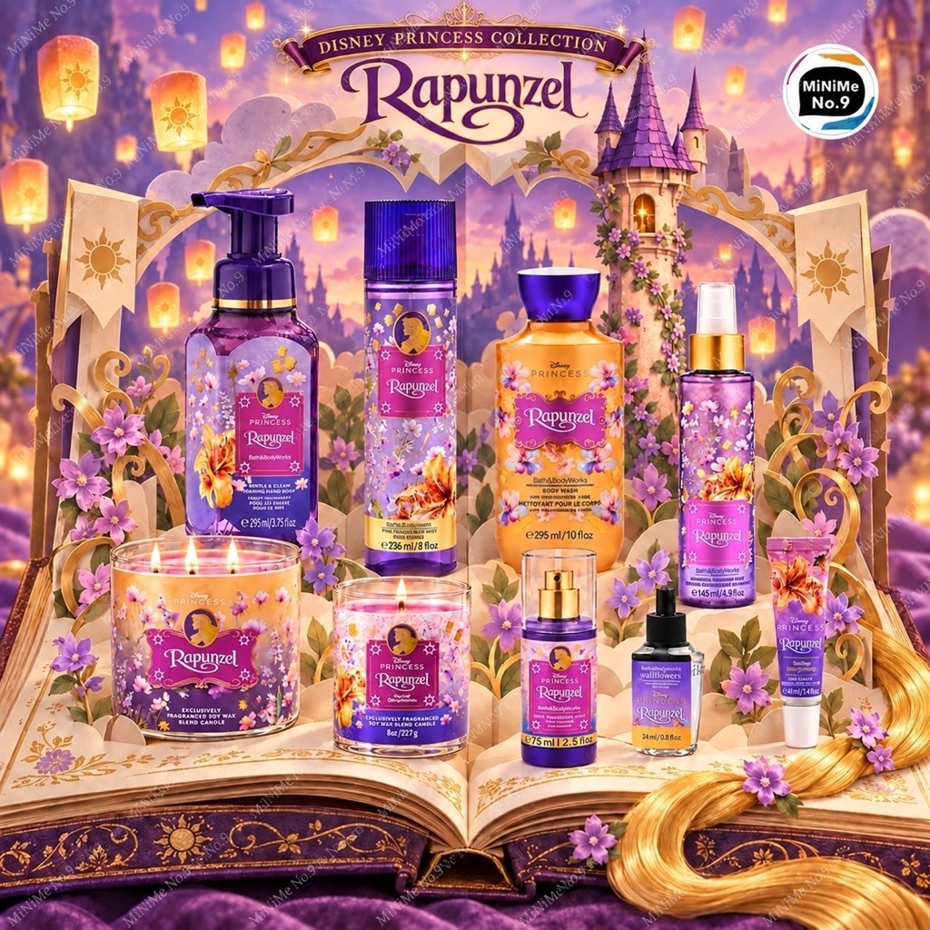 (แท้) Rapunzel Disney Princess Collection Bath&Body Works