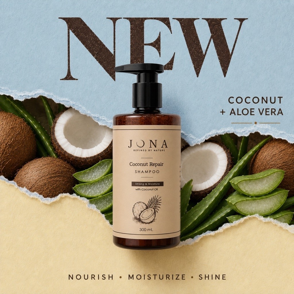 แชมพูบำรุงผมเสีย JONA 300 ml บำรุงล้ำลึกเพื่อผมนุ่มสวยสุขภาพดี