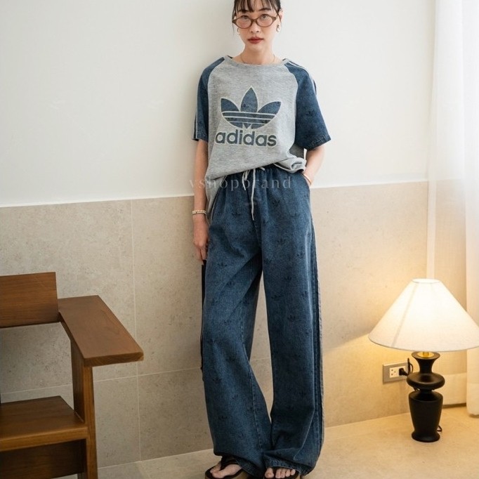 🖇️ Set เสื้อยืดแขนยีนส์  + กางเกงยีนส์ /  Tee + Denim Pants Set ✨