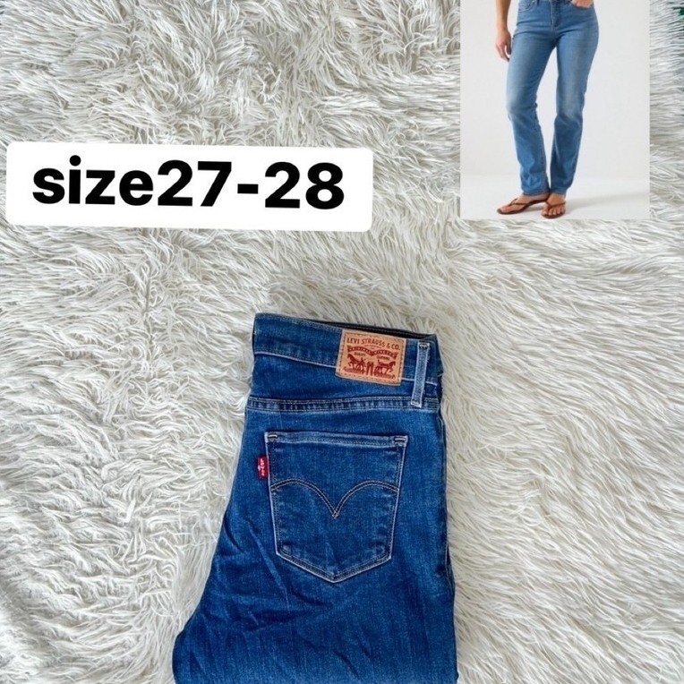กางเกงยีนส์ ลีวาย 312  shaping Slim jeans แทั💯%มือสอง