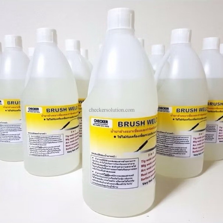 พร้อมส่ง น้ำยาไฟฟ้าเคมีล้างแนวเชื่อม,ล้างสนิม,ล้างรอยไหม้บนผิวสแตนเลส ขนาด 1,000 ml