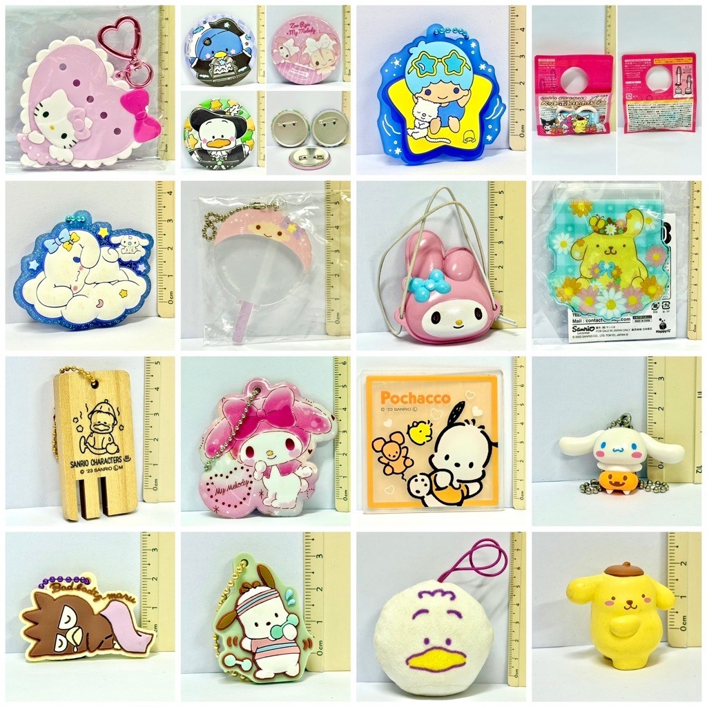 ของแท้ ส่งไว ลิขสิทธิ์ สติกเกอร์ Sanrio anime gundam Godzilla Kamen rider jujutsu doraemon ชินจัง onepiece