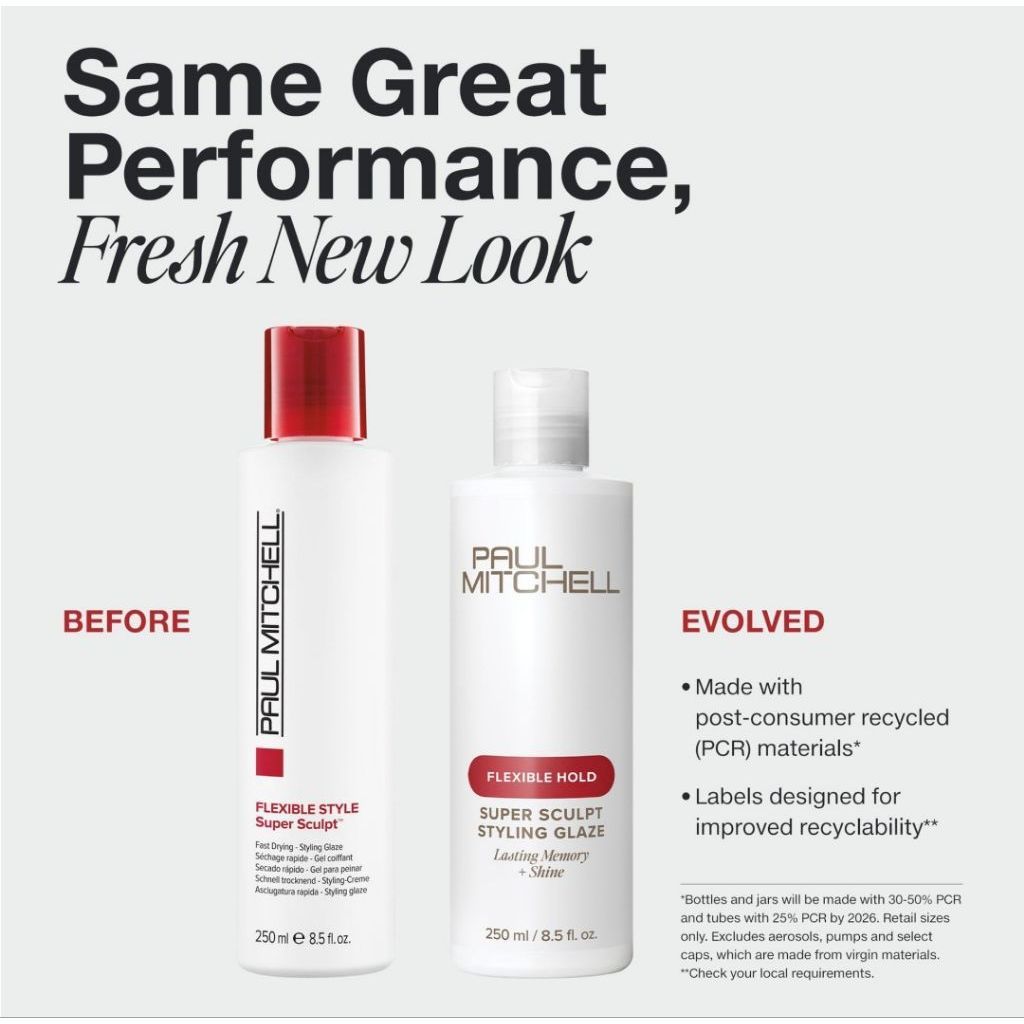 Paul Mitchell ส่งฟรี Flexible Style Super Sculpt 250/500 ml เจลจับลอนผมดัด กระชับ เงางาม