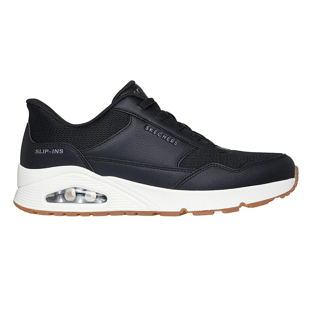 Skechers สเก็ตเชอร์ส รองเท้าผู้ชาย Men Slip-Ins Street Uno Banksia Shoes - 183022-BLK Air-Cooled Memory Foam — صورة 3