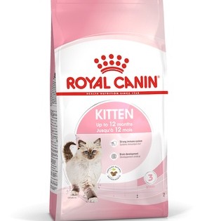 Royol Canin Kitten อาหารสำหรับลูกแมวอายุ4-12เดือน เสริมภูมิต้านทานตามธรรมชาติให้ลูกแมว 400g.