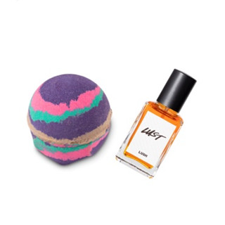 LUSH LUXE BATH BOMB AND LUST PERFUME 30ml บาธบอมบ์ และ น้ําหอม EDP กลิ่นมะลิ