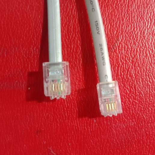 สายโทรศัพท์ RJ11 6P4C to  RJ22 4P4C  สวย