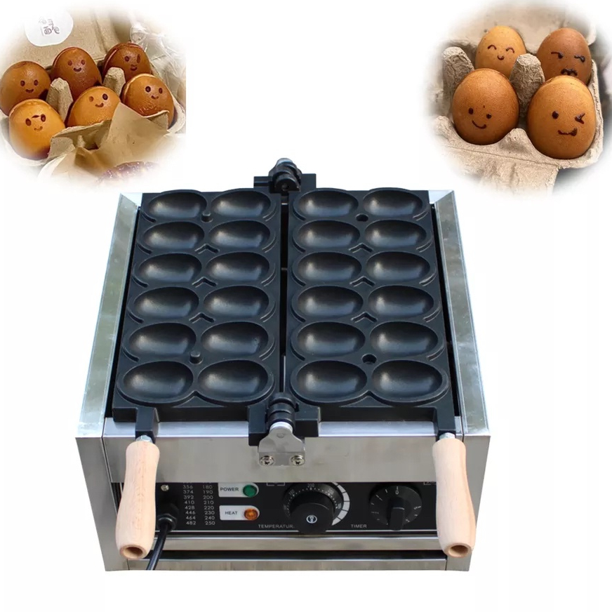 เตาขนมไข่ เครื่องทำขนมไข่ 12หลุม มีระบบแก็สและไฟฟ้า เลือกสั่งได้ 🚩พร้อมส่ง