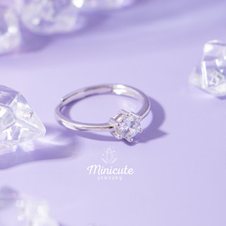 พร้อมส่ง Minicutejewelry🌟 แหวนเงินแท้925 เครื่องประดับเงินแท้ แหวนเงิน เครื่องประดับ แหวนเพชร แหวนคู่ แหวนผู้หญิง