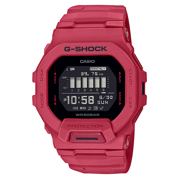 GBD-200RD-4DR 1 สีเขียว G-Shock นาฬิกาข้อมือของแท้ รับประกันศูนย์ CMG 1 ปี