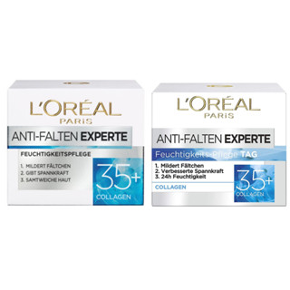 ครีมบำรุงผิวหน้าลอรีอัล LOREAL PARIS Anti-Falten-Experte 35+, 50 ml Tagescreme ((สำหรับวัย 35+)) นำเข้าจากเยอรมัน