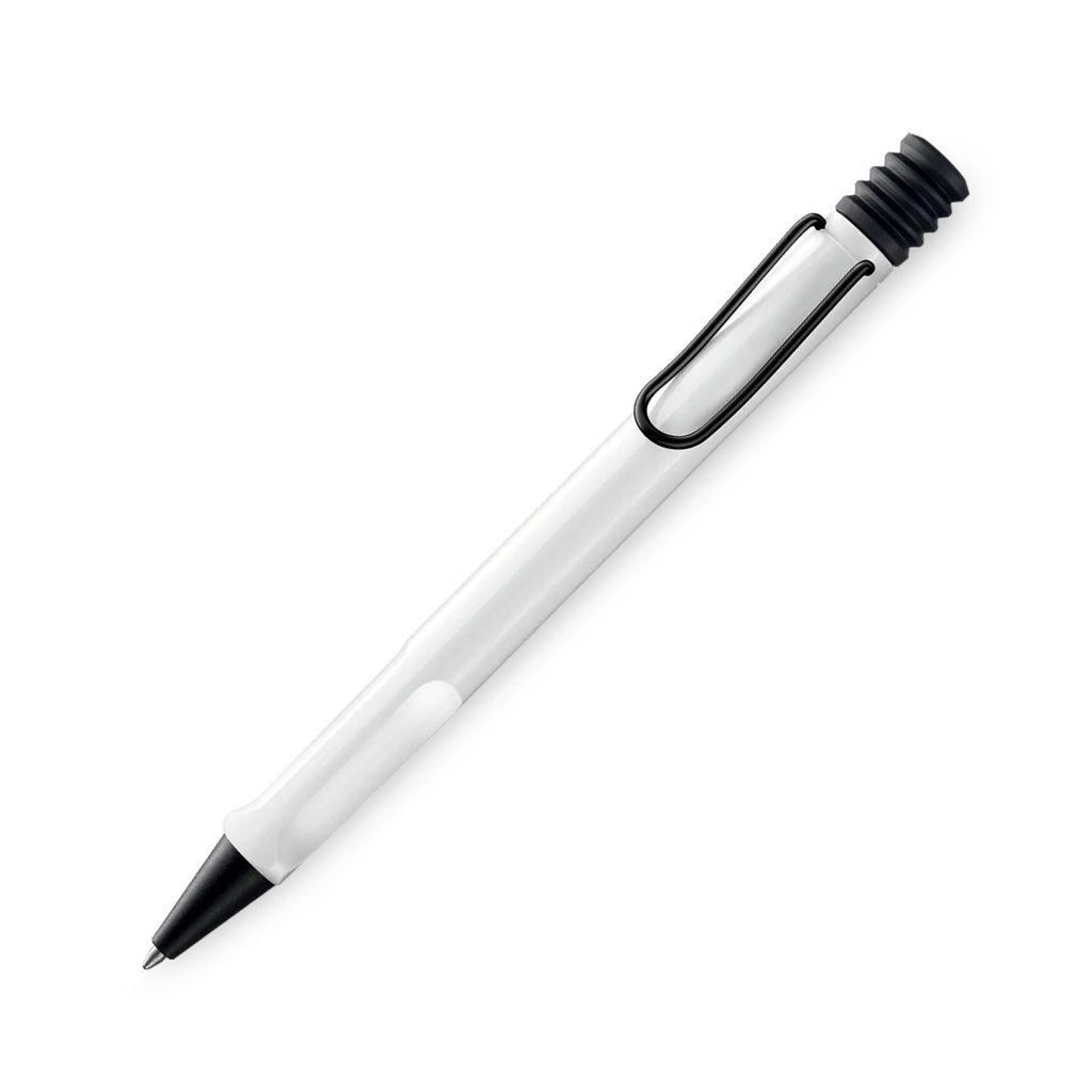 LAMY safari ballpoint white black clip 2019 japan limited edition (ปากกาลามี่ ด้ามสีขาวคลิปสีดำ)