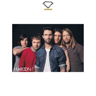 💎Intelligent | โปสเตอร์ Maroon 5 | ขนาด 23.5x34.5 นิ้ว | x 1 แผ่น มารูนไฟฟ์ โปสเตอร์วงดนตรี