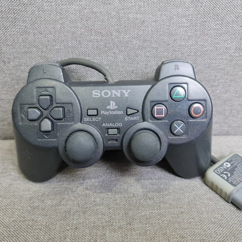 [SELL] Official PlayStation 1 Analog Controller Black (USED) จอย PS1 มือสอง ของแท้สภาพดี !!