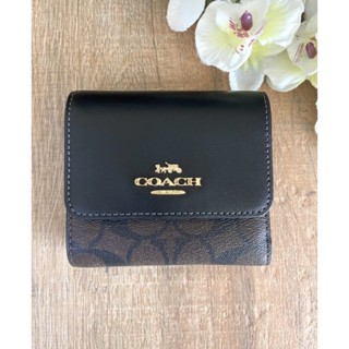 แท้💯% Coach CE930 Small Trifold Wallet ส่งฟรีค่ะ