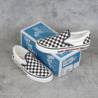 vans Slipon Fasttime Cheaker พร้อมกล่อง 🇹🇭พร้อมส่งในไทย