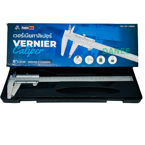 เวอร์เนียร์ เวอร์เนีย คาลิปเปอร์ (8นิ้ว 200มม.) Eagleone เวอร์เนียร์คาลิปเปอร์ Vernier Caliper เวอร์เนียร ราคาถูก Shopee Lazada