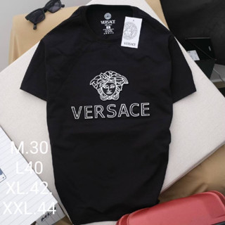 versace เสื้อยืดแขนสั้น