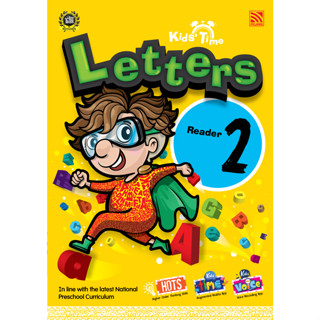 ^NANMEEBOOKS หนังสือ KIDS TIME LETTER READER 2 เพอลังอิ