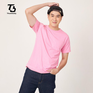 Thumb เสื้อยืด TC65/35 สีชมพูบับเบิ้ลกัม คอกลม นุ่มมาก ไม่ยืด ไม่หด ไม่ย้วย ไม่ต้องรีด ผ้าคอตตอนผสมโพลี