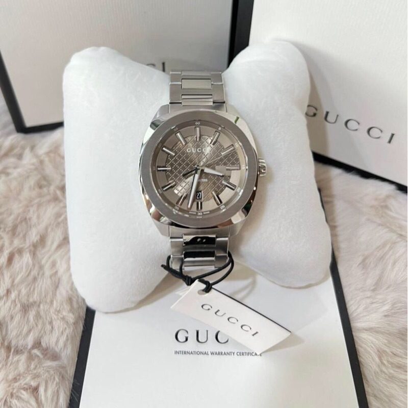 🦋สินค้าพร้อมส่ง🦋   New🤍Gucci GG2570 Brown Collection Dial Men’s  Watch 41 mm อุปกรณ์กล่อง/การ์ด/บุ๊ค