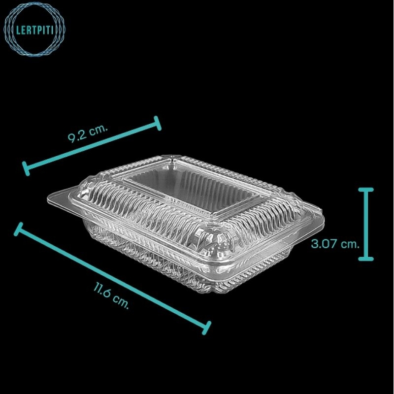 กล่องใส OPS HTP-101 กล่องใส 101 กล่องใสใส่ขนม เบเกอรี่ อาหาร บรรจุ 100 ใบ / แพ็ค  ( Anti-fogging ไม่เป็นไอน้ำ !! ) - รูปที่ 4