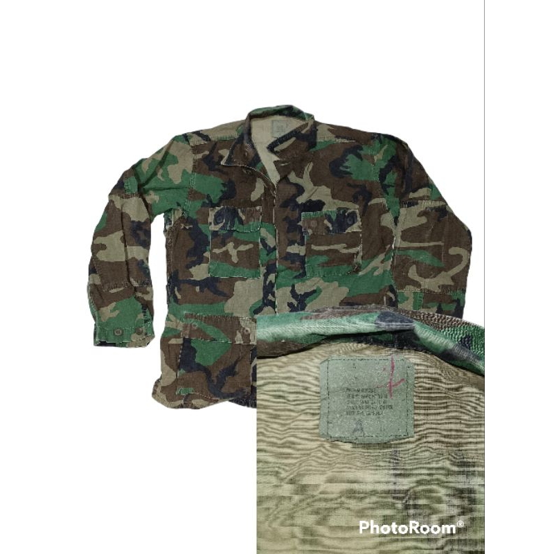 เสื้อลายพรางทหาร us แท้มือสอง