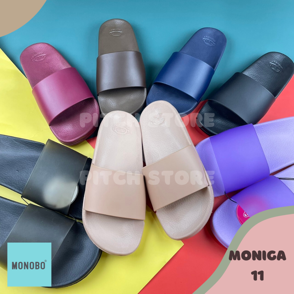 Monobo รองเท้าแตะผู้หญิงแบบสวม รุ่น moniga-11s คละสี