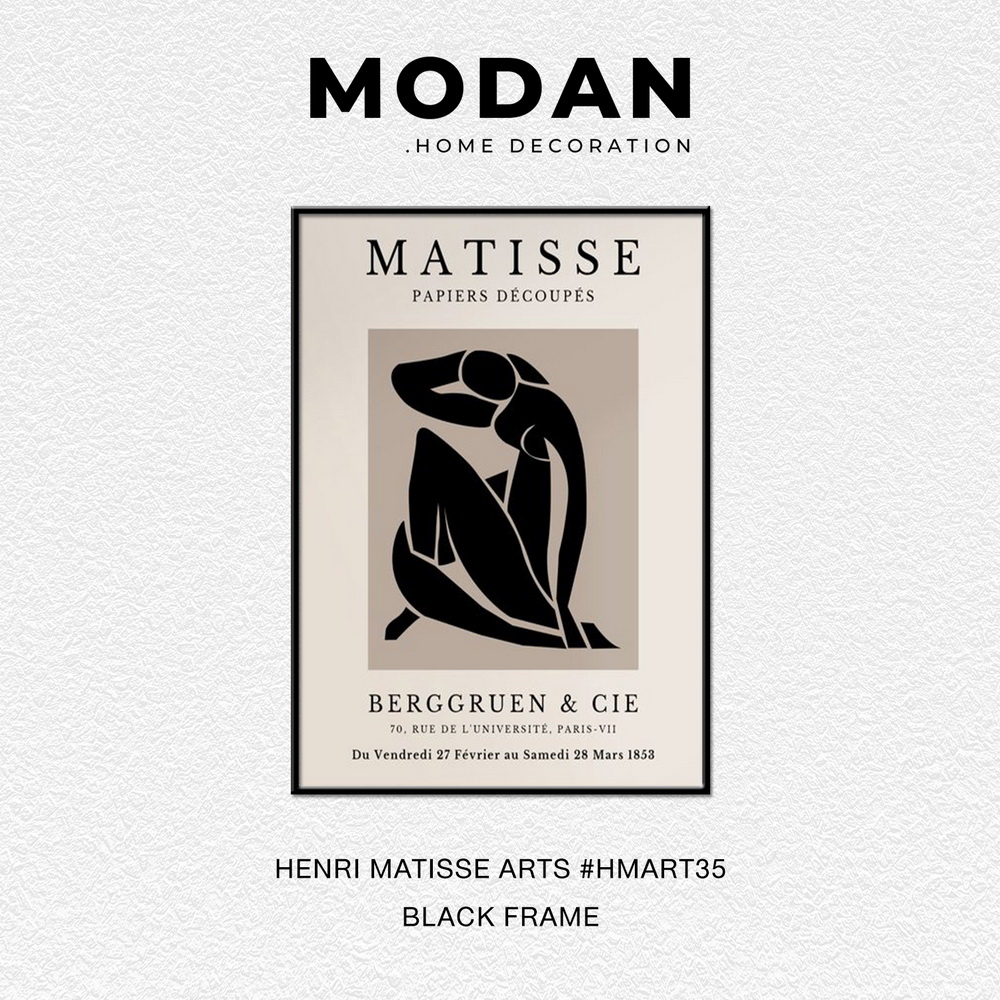 ⚡ พร้อมจำหน่าย ⚡ MODAN ภาพตกแต่งบ้านสไตล์โมเดิร์น HENRI MATISSE ART รหัส HMART35