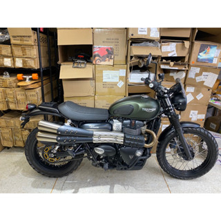 2018 Triumph scramble ฟรี ดาวน์ ⭐️  Leto classic  bike