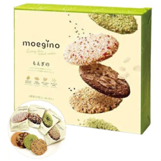 Moegino Savory Thin Baked Cookie 471g (60pcs)โมเอจิโน คุกกี้อบกรอบรสเผ็ด 471ก. (60 ชิ้น)