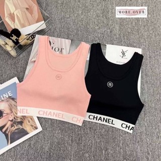 เสื้อคอปไหมพรมแขนกุด CHANEL