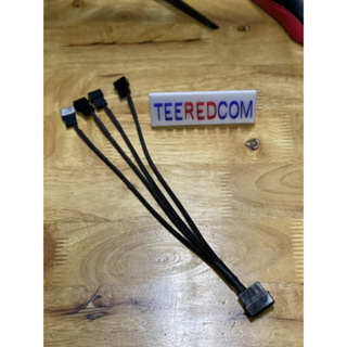 สายแปลงไฟMolex to 4 Pin 4หัว Power IDE to fan4pin Motherboar…