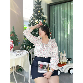 🔥Plussize🔥เสื้อคนอ้วน🔥 Freesize อก 42-50"