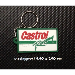 พวงกุญแจยาง Castrol รถยนต์ รถกระบะ รถมอเตอร์ไซต์