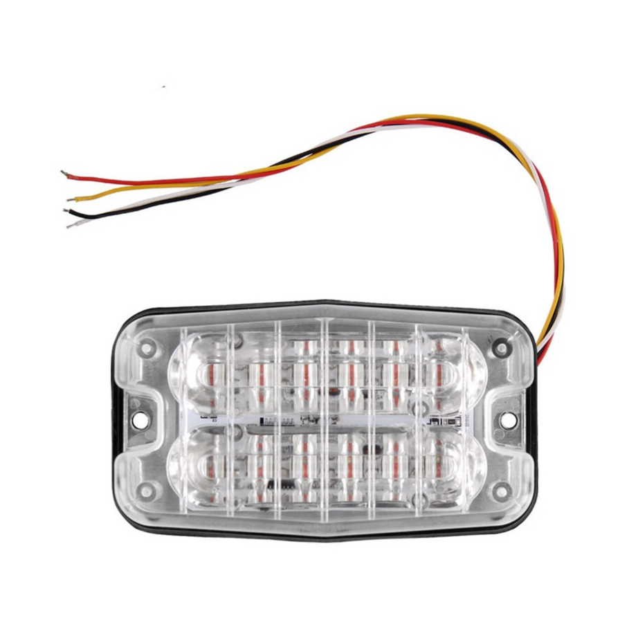 FS ไฟไซเรนกู้ภัย M4 ไฟฉุกเฉิน 12LED กำลังไฟ 12V แสงสีแดง เหลือง ฟ้าสีคราม สีแดง-สีน้ำเงิน