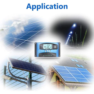 PowMr PWM Solar Charger Controller 30A 12V 24V Battery Charger LCD Dual USB Solar Panel Regulator for Max 50V PV Input