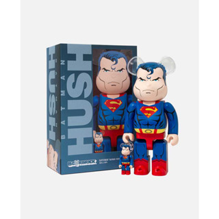 [ ของแท้ ] แบร์บริค Be@rBrick SUPERMAN (BATMAN: HUSH Version) 400% &amp; 100% ของใหม่ ไม่แกะกล่อง พร้อมส่ง